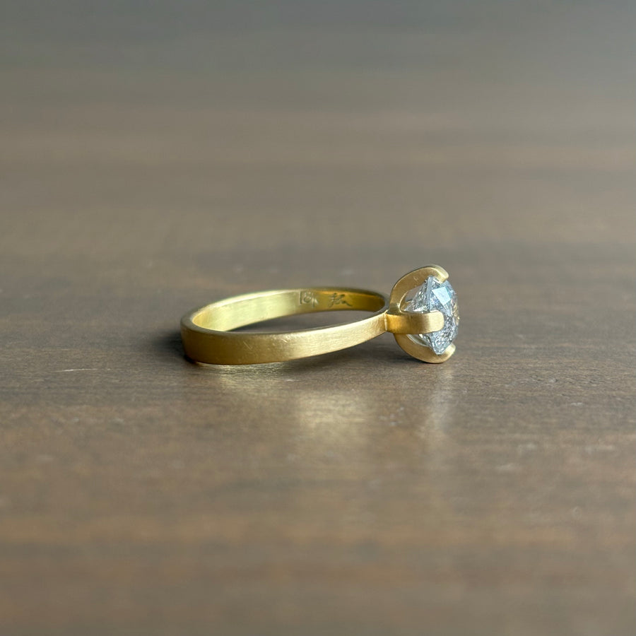 Icy Brilliant Diamond Prong Set Ring