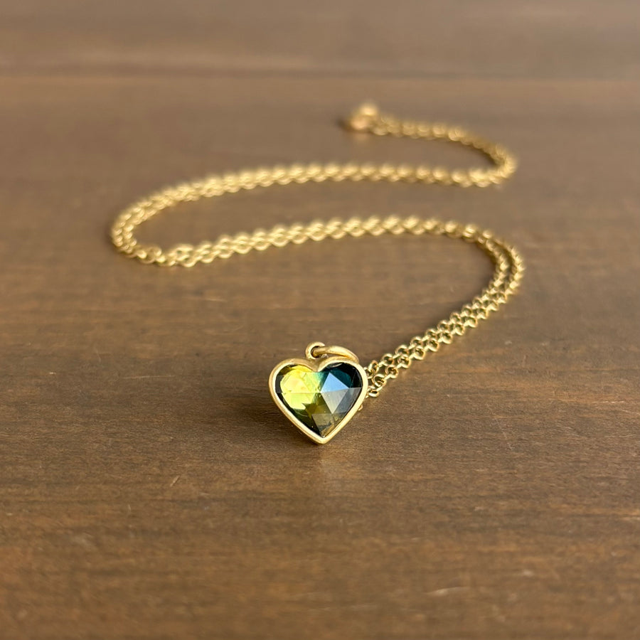 Australian Sapphire Sweetheart Pendant