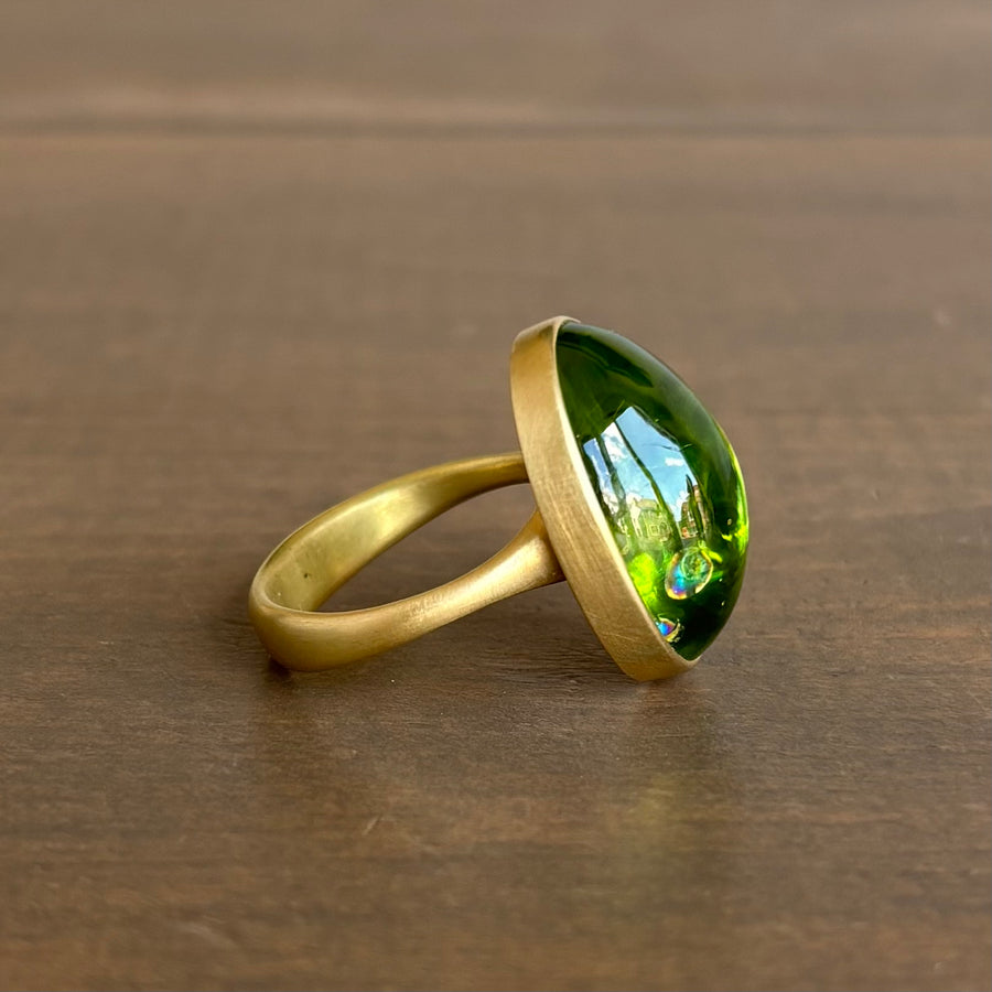 Oval Peridot Ring