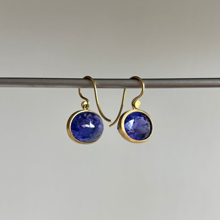 Oval Tanzanite Earrings