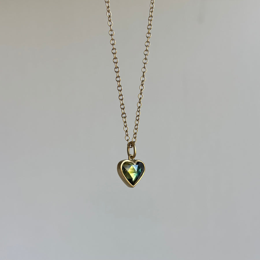 Australian Sapphire Sweetheart Pendant