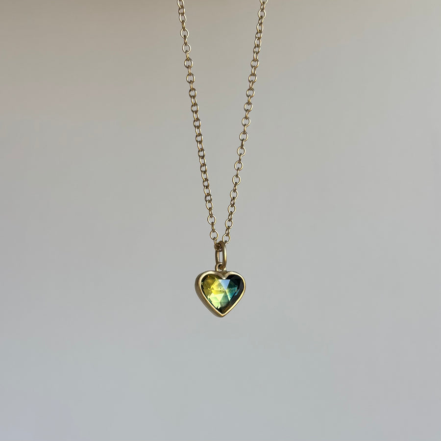 Australian Sapphire Sweetheart Pendant