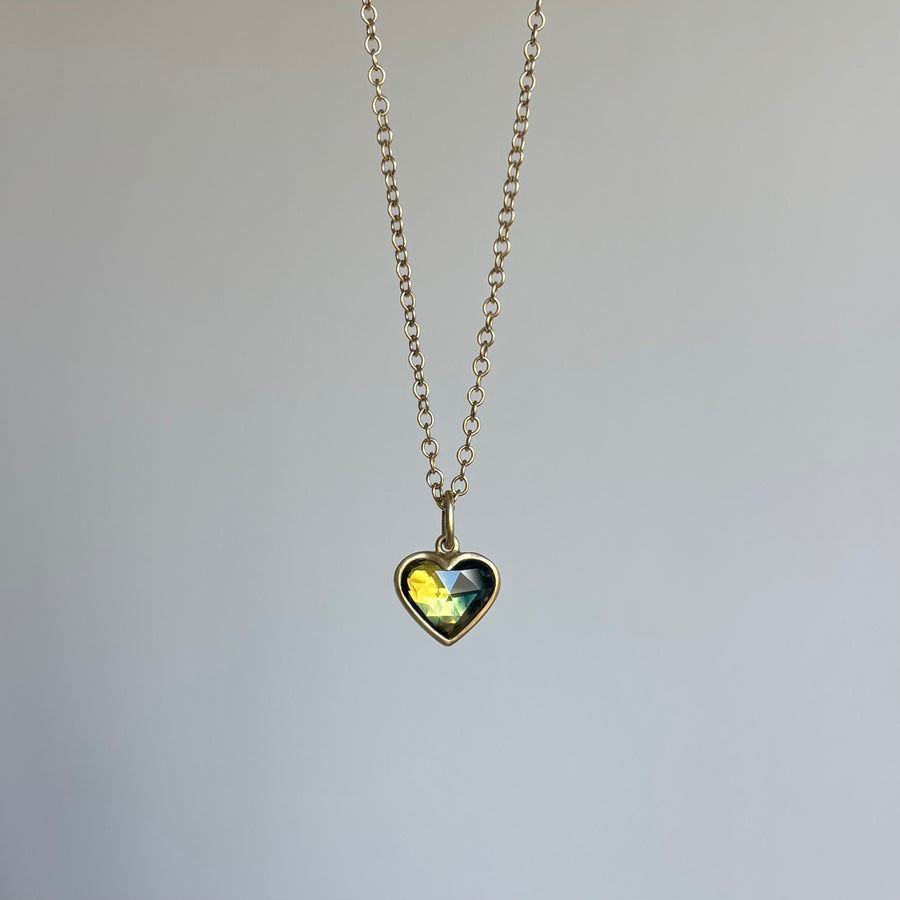 Australian Sapphire Sweetheart Pendant