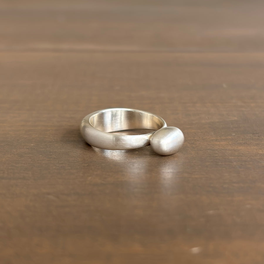 Liquid Sterling Silver Oval Ring