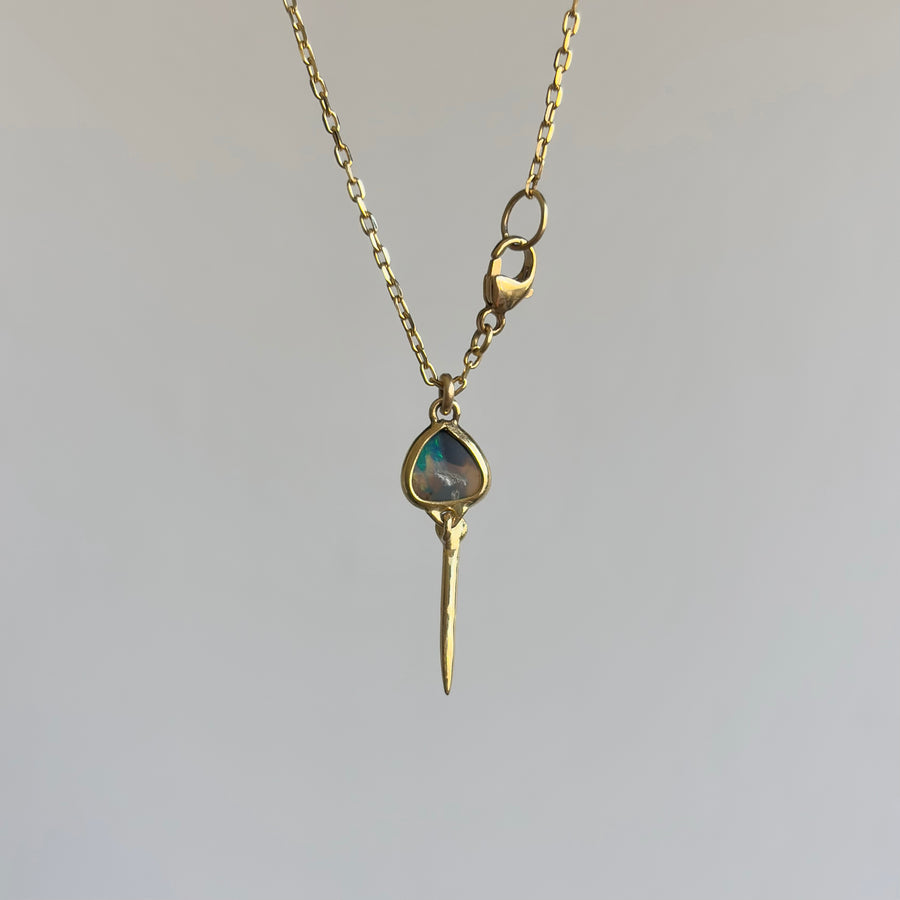Black Opal Stingray Pendant