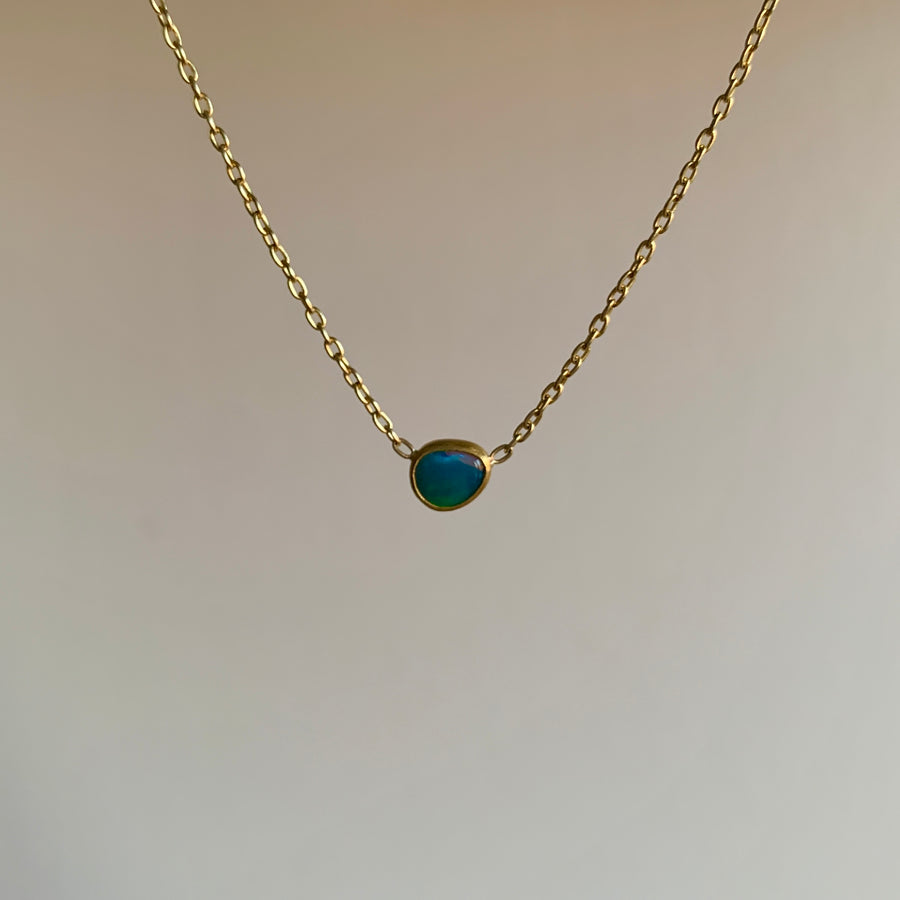 Mini Australian Opal Necklace