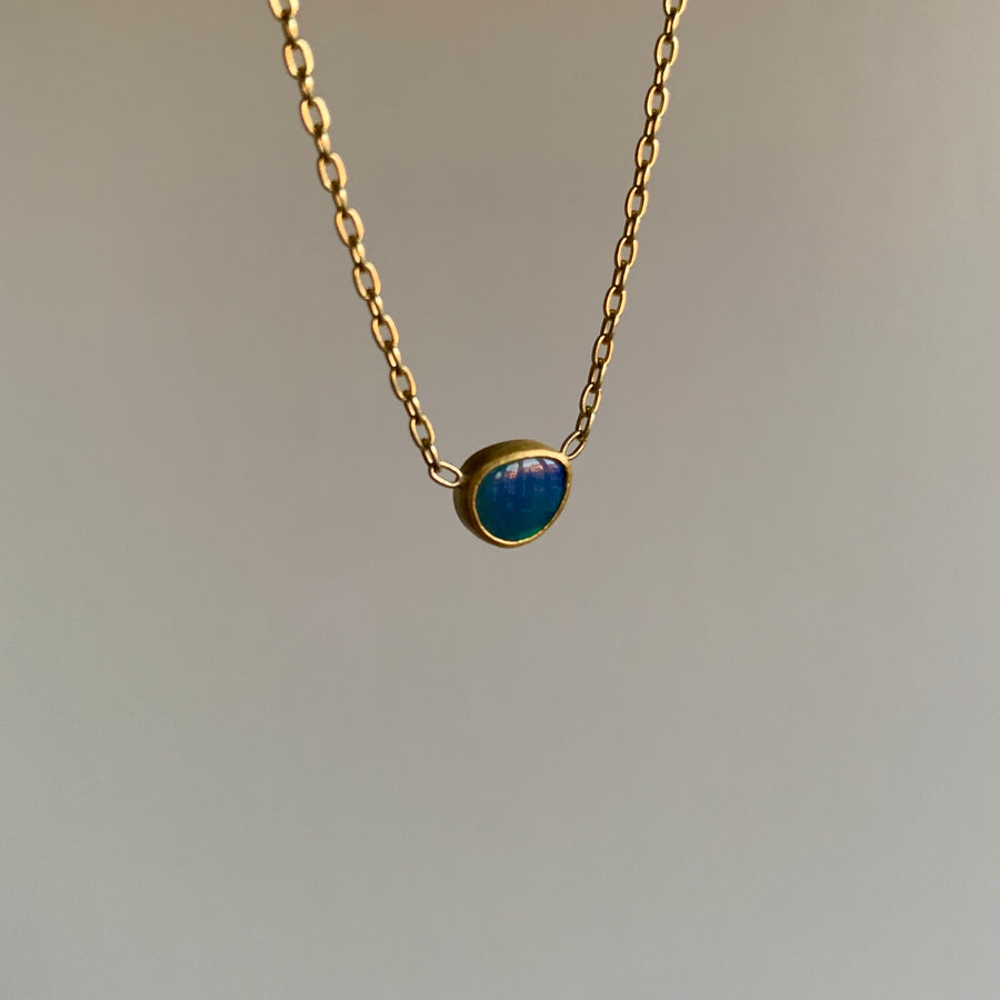 Mini Australian Opal Necklace