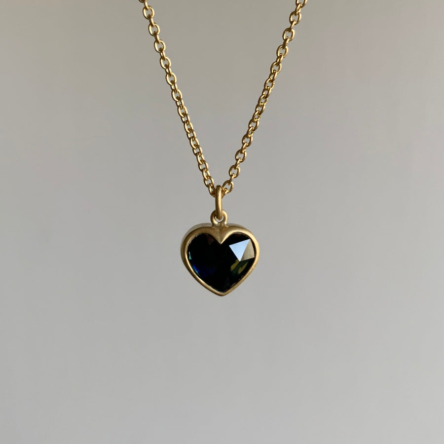 Medium Australian Sapphire Sweetheart Pendant