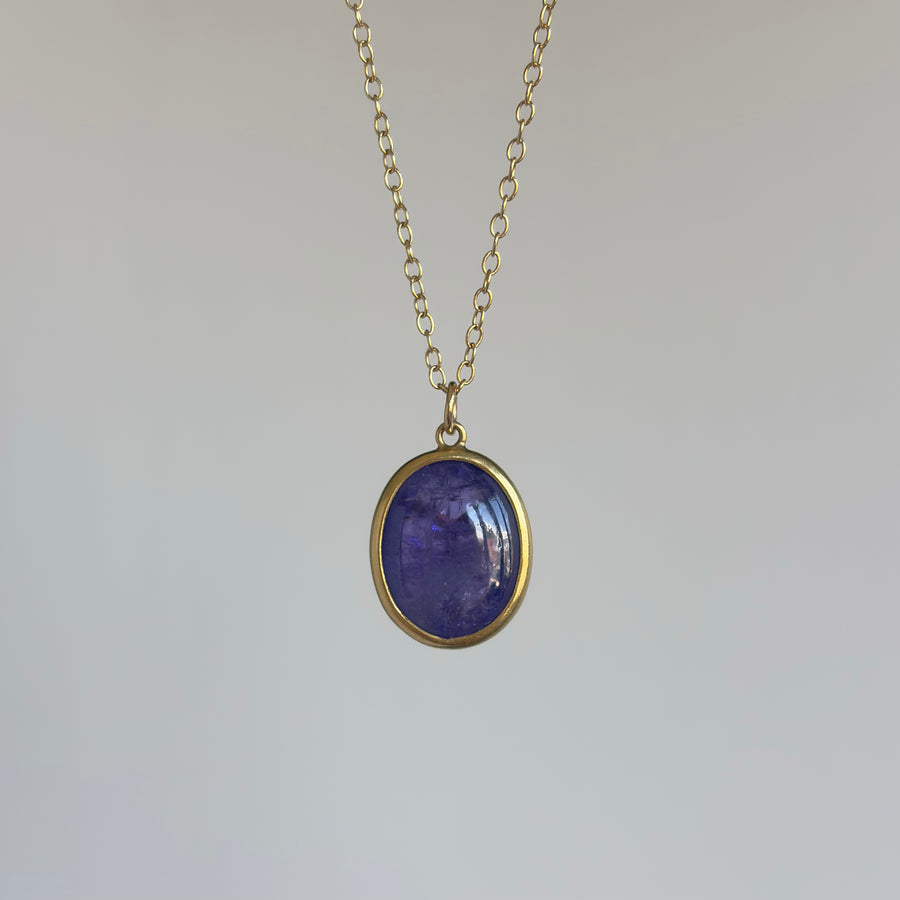 Tanzanite Lucky Scarab Charm