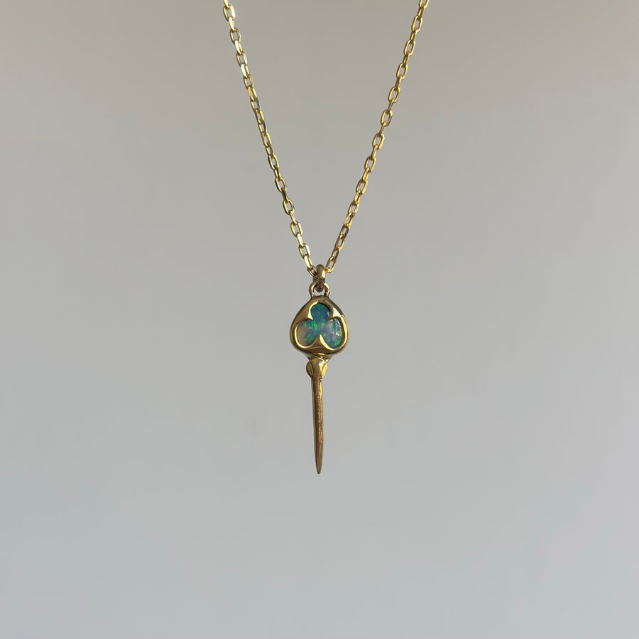 Black Opal Stingray Pendant