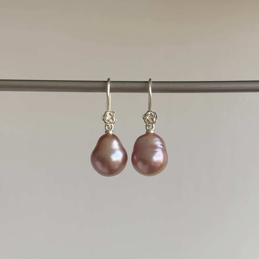 Blush Pearl Roseraie Garden Earrings