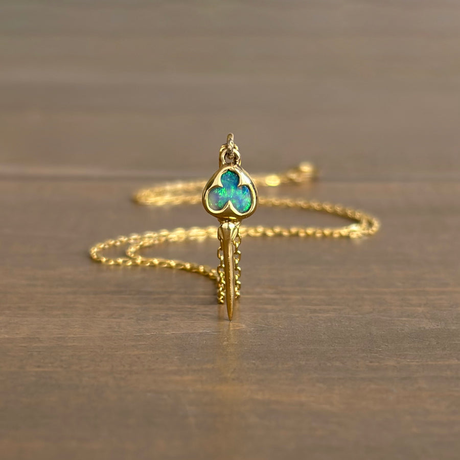 Black Opal Stingray Pendant