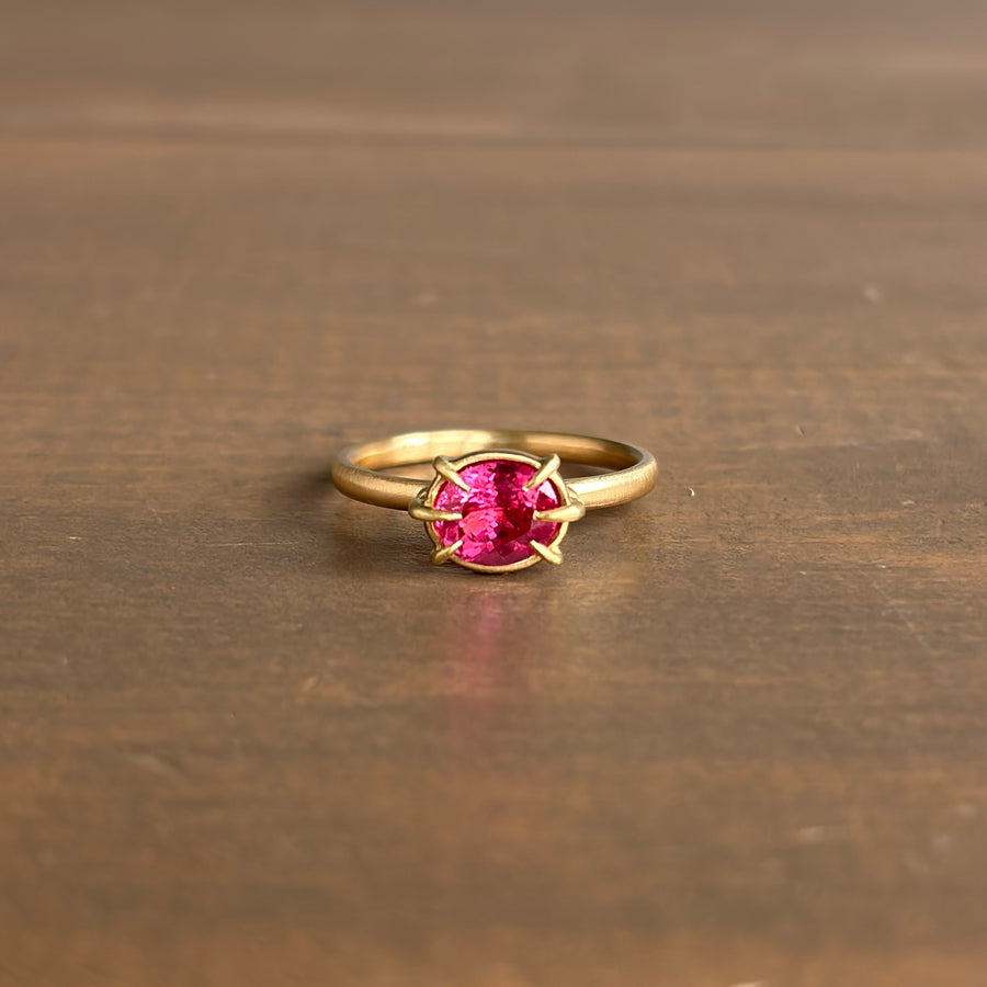 Greta Pink Spinel Vanity Ring