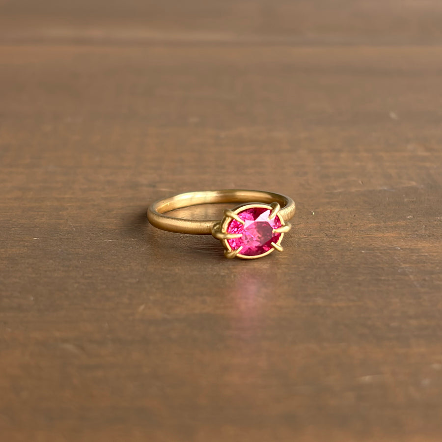 Greta Pink Spinel Vanity Ring