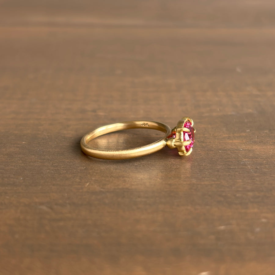 Greta Pink Spinel Vanity Ring