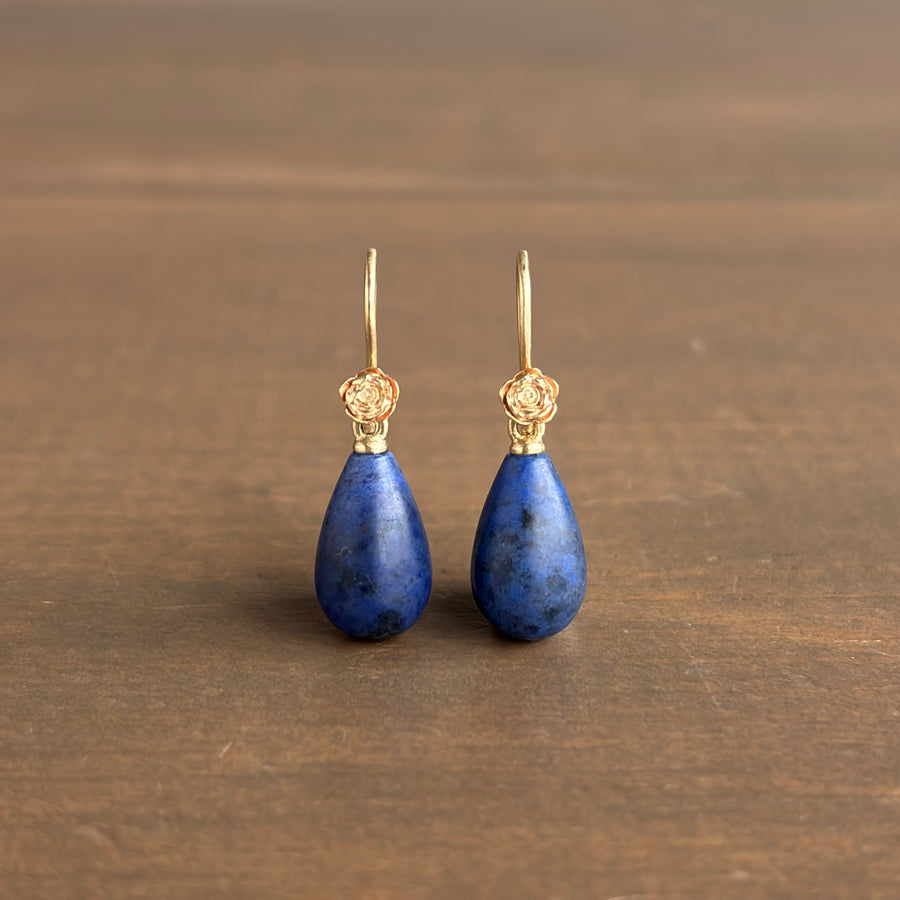 Mountain River Dumortierite Garden Earrings
