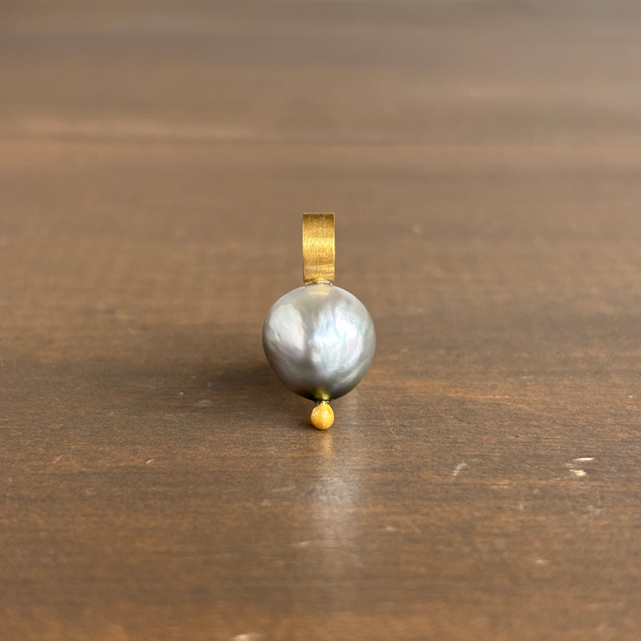 Silver Keshi Pearl Pendant