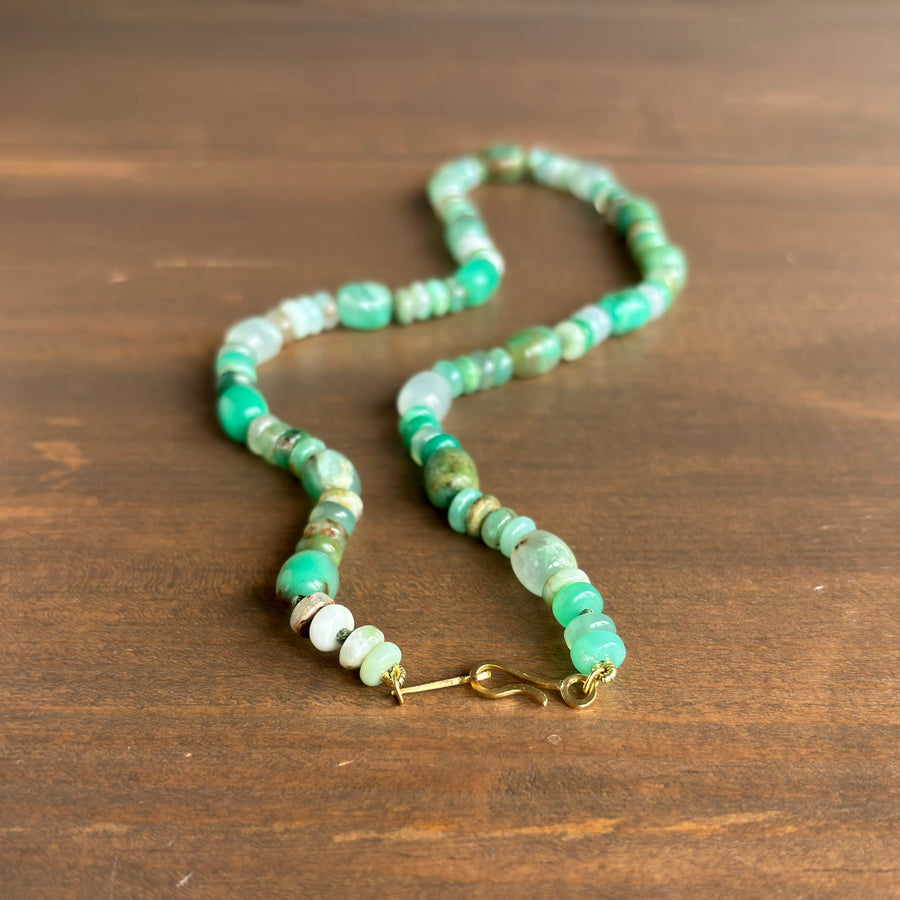 Chrysoprase Beaded Necklace