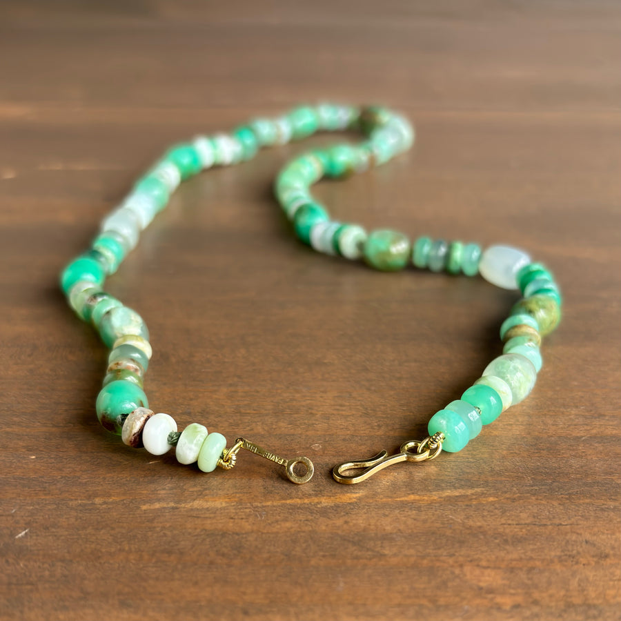 Chrysoprase Beaded Necklace