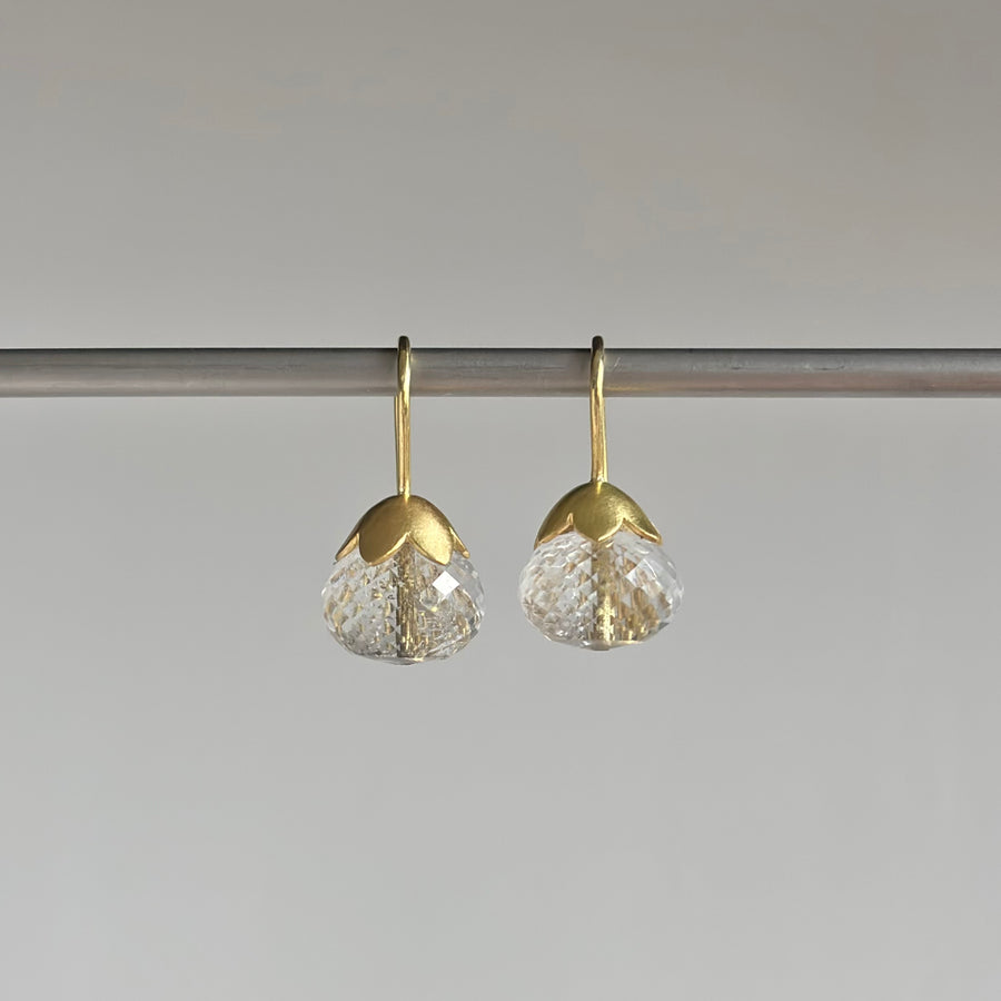 Morning Glory Quartz Earrings