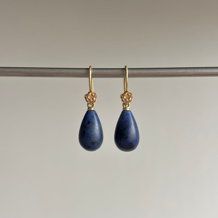 Mountain River Dumortierite Garden Earrings