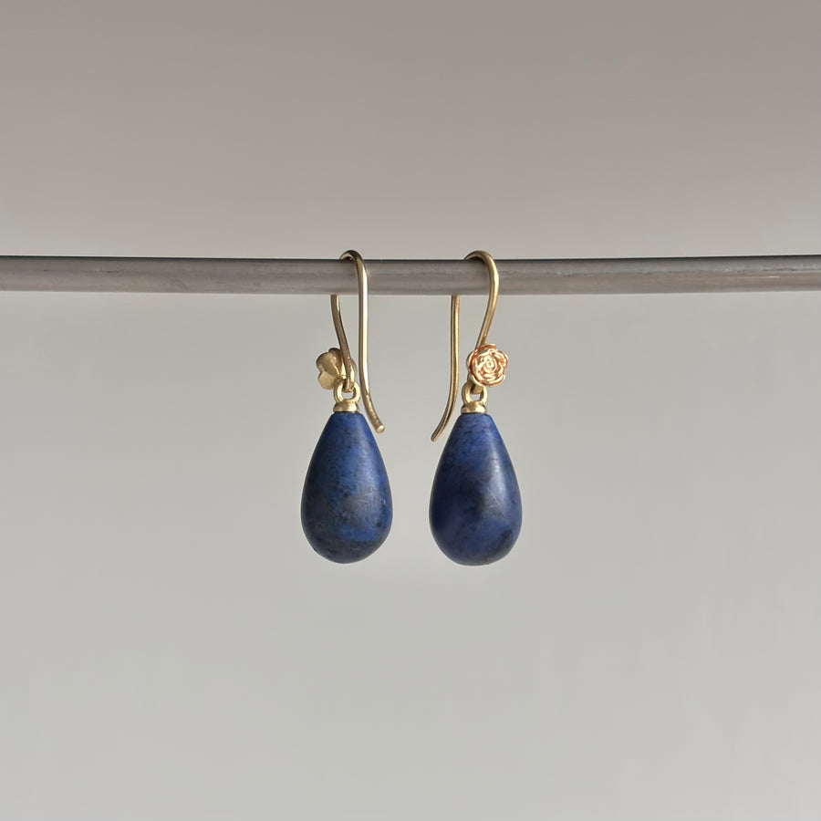 Mountain River Dumortierite Garden Earrings