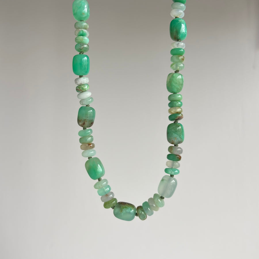 Chrysoprase Beaded Necklace
