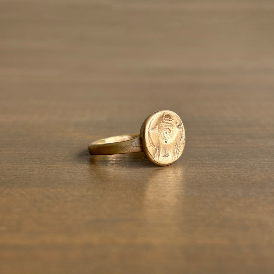 10k Gold Empress Cast Ring