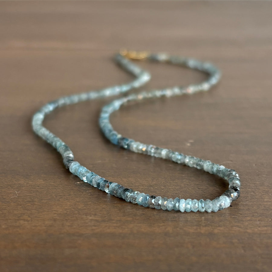 Aquamarine Beaded Necklace
