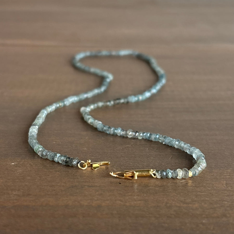 Aquamarine Beaded Necklace