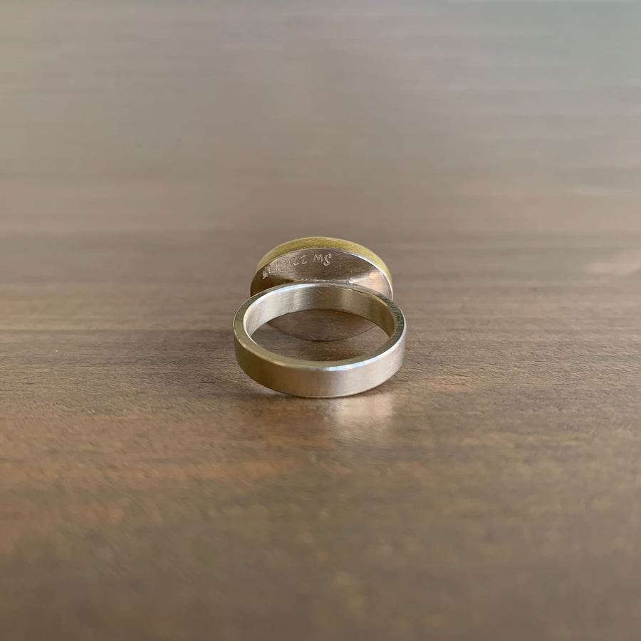 Oval Iolite Ring