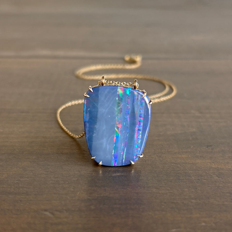 Rounded Boulder Opal Pendant