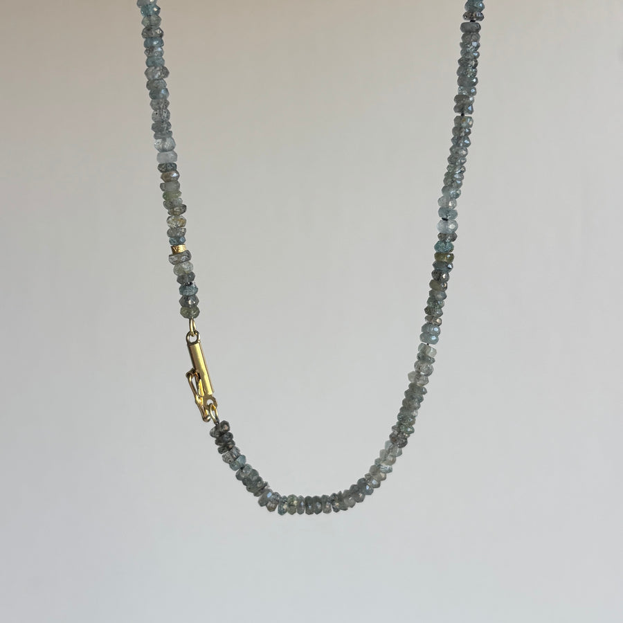 Aquamarine Beaded Necklace
