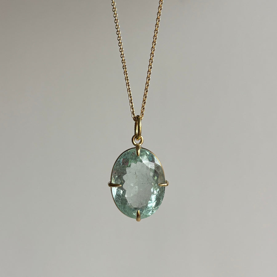 Oval Beryl Pendant