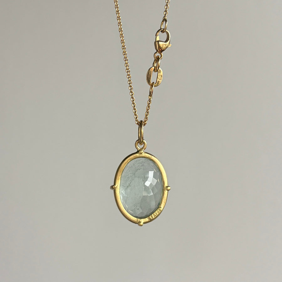 Oval Beryl Pendant