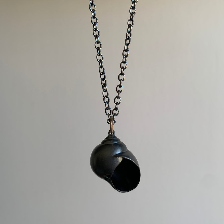 Large Moon Snail Shell Ruthie B. Necklace