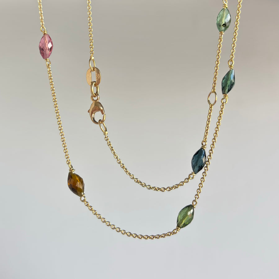 Tourmaline Victorian Chain