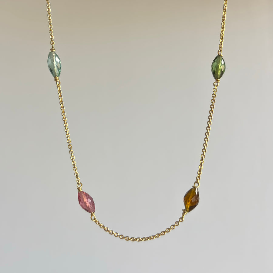 Tourmaline Victorian Chain