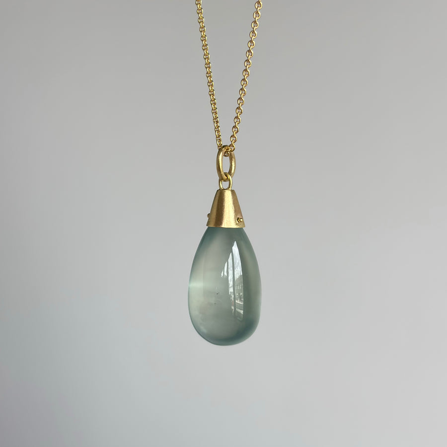 Prehnite Drop Pendant