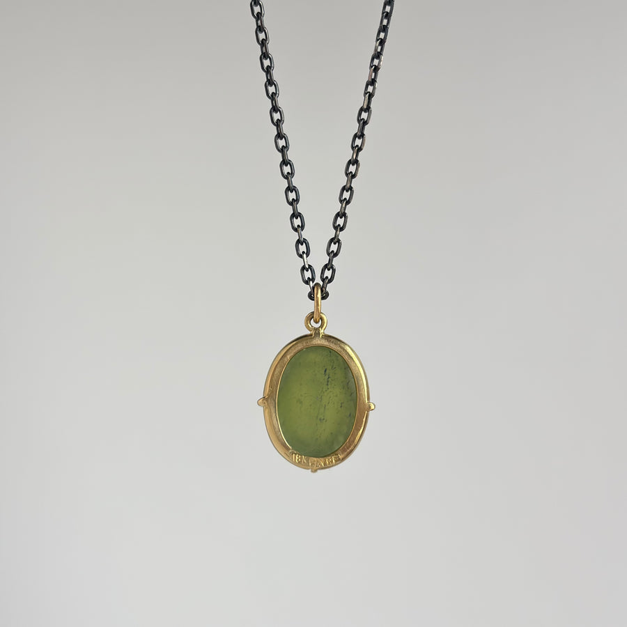 Serpentine Scarab Pendant