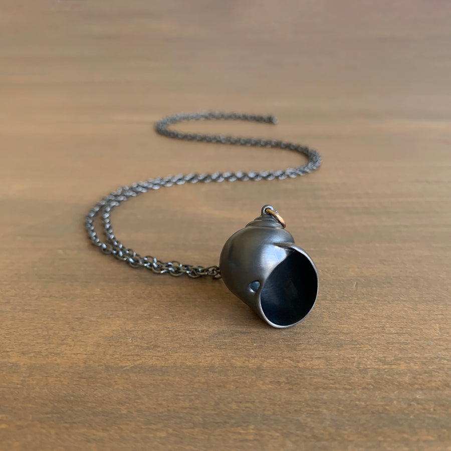 Large Moon Snail Shell Ruthie B. Necklace