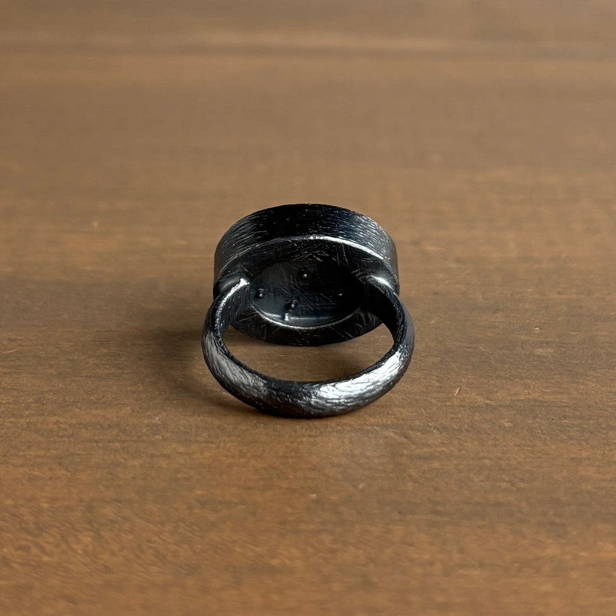 Oval Gold Mosaic Ring