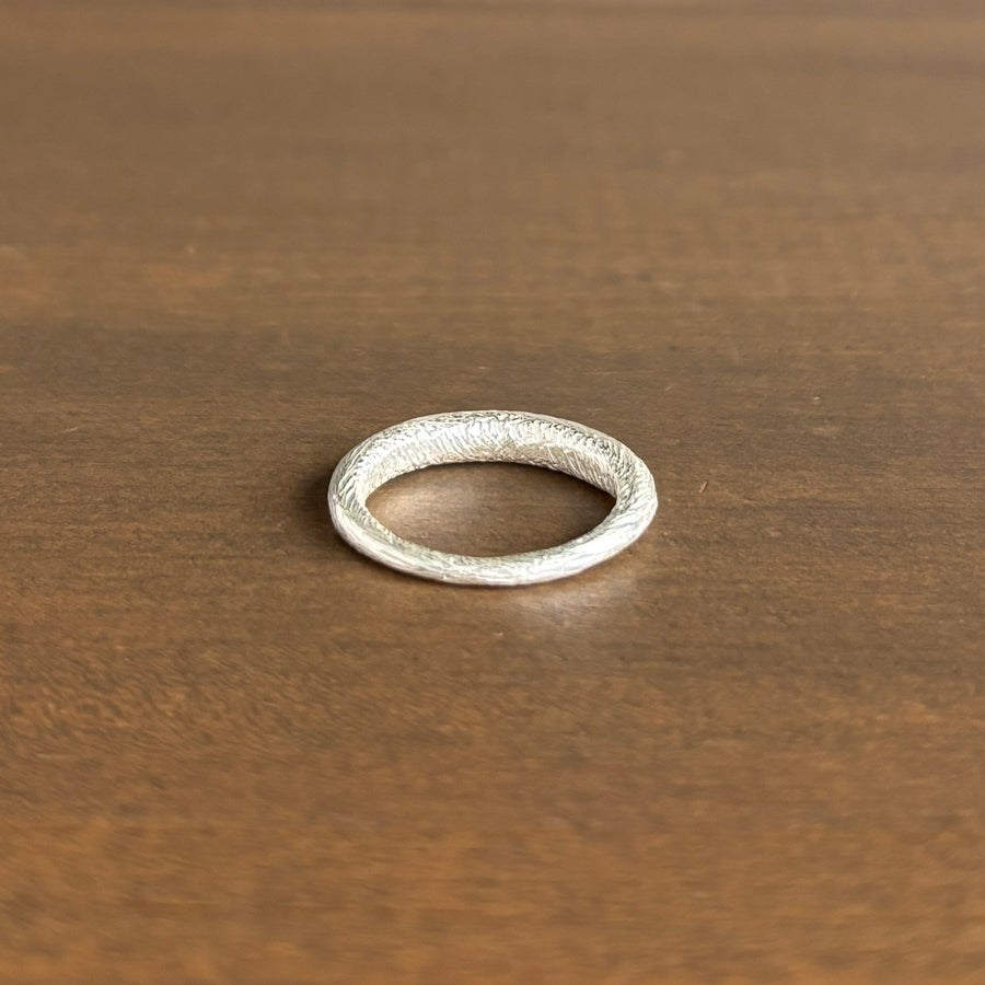Silver Tapered Band