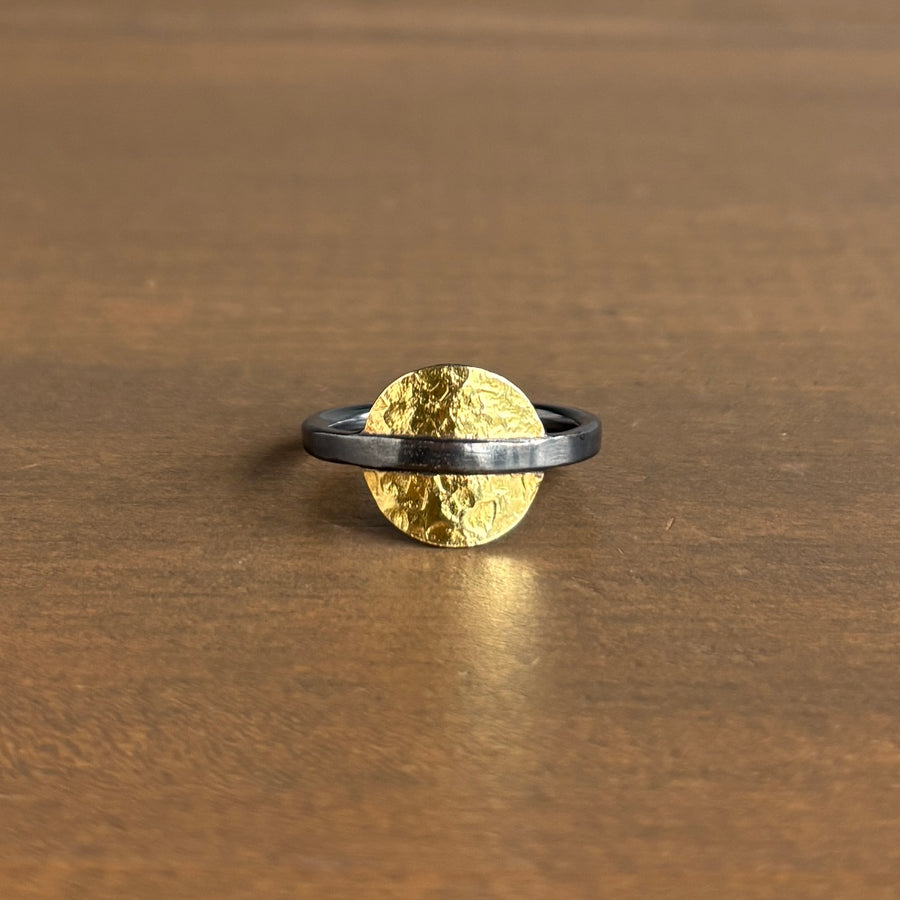 Small Cigar Band Ring