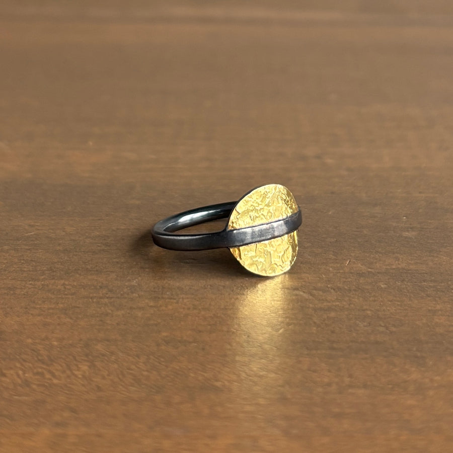 Small Cigar Band Ring