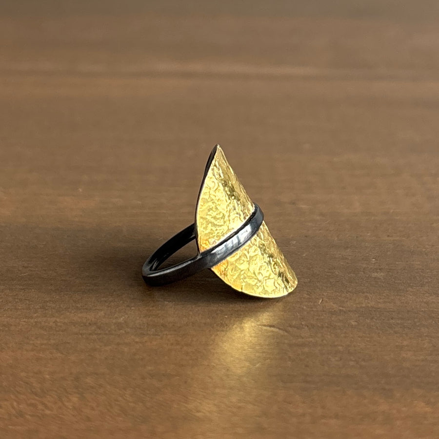 Large Cigar Band Ring