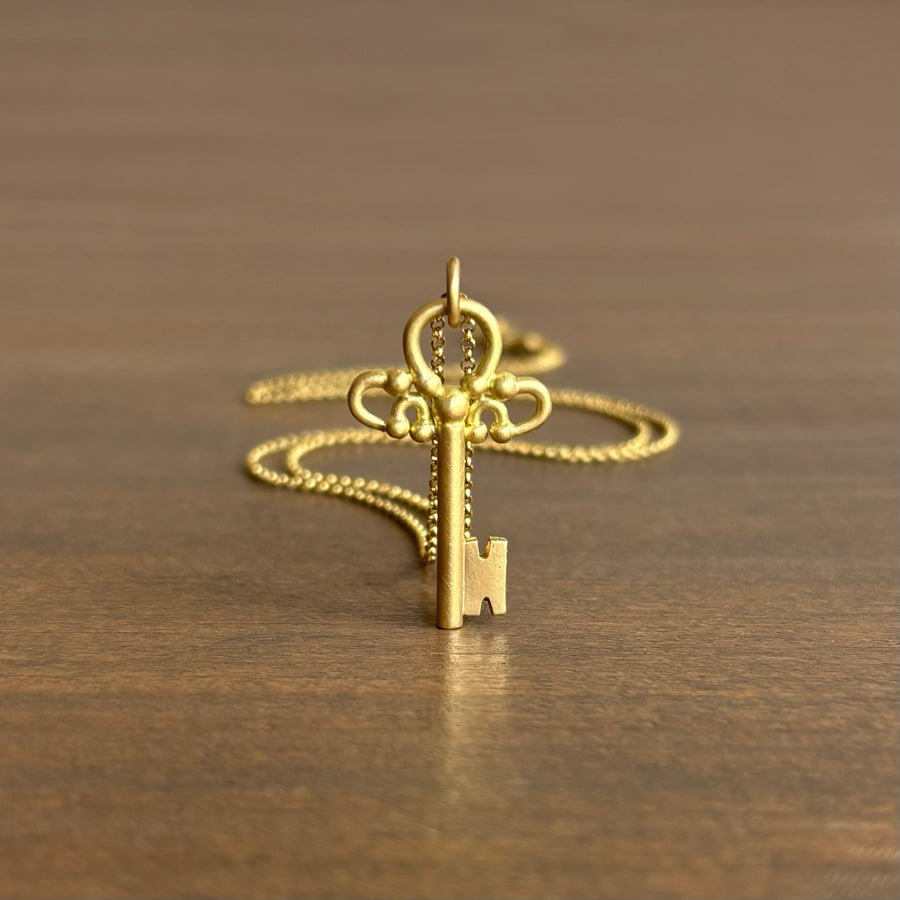 Gold Key Pendant