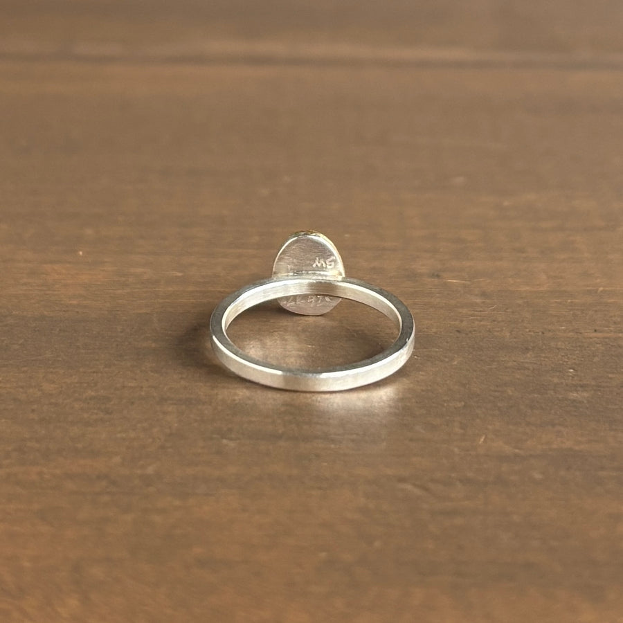 Rose Cut Pink Sapphire Ring