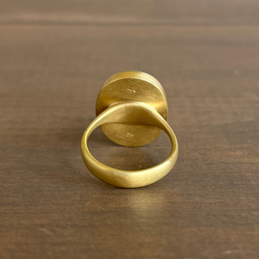 Oval Peridot Ring