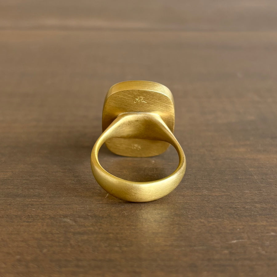 Tanzanite Cushion Ring